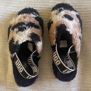 Cow Print Ugg Slippers